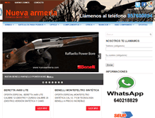 Tablet Screenshot of nuevaarmeria.com